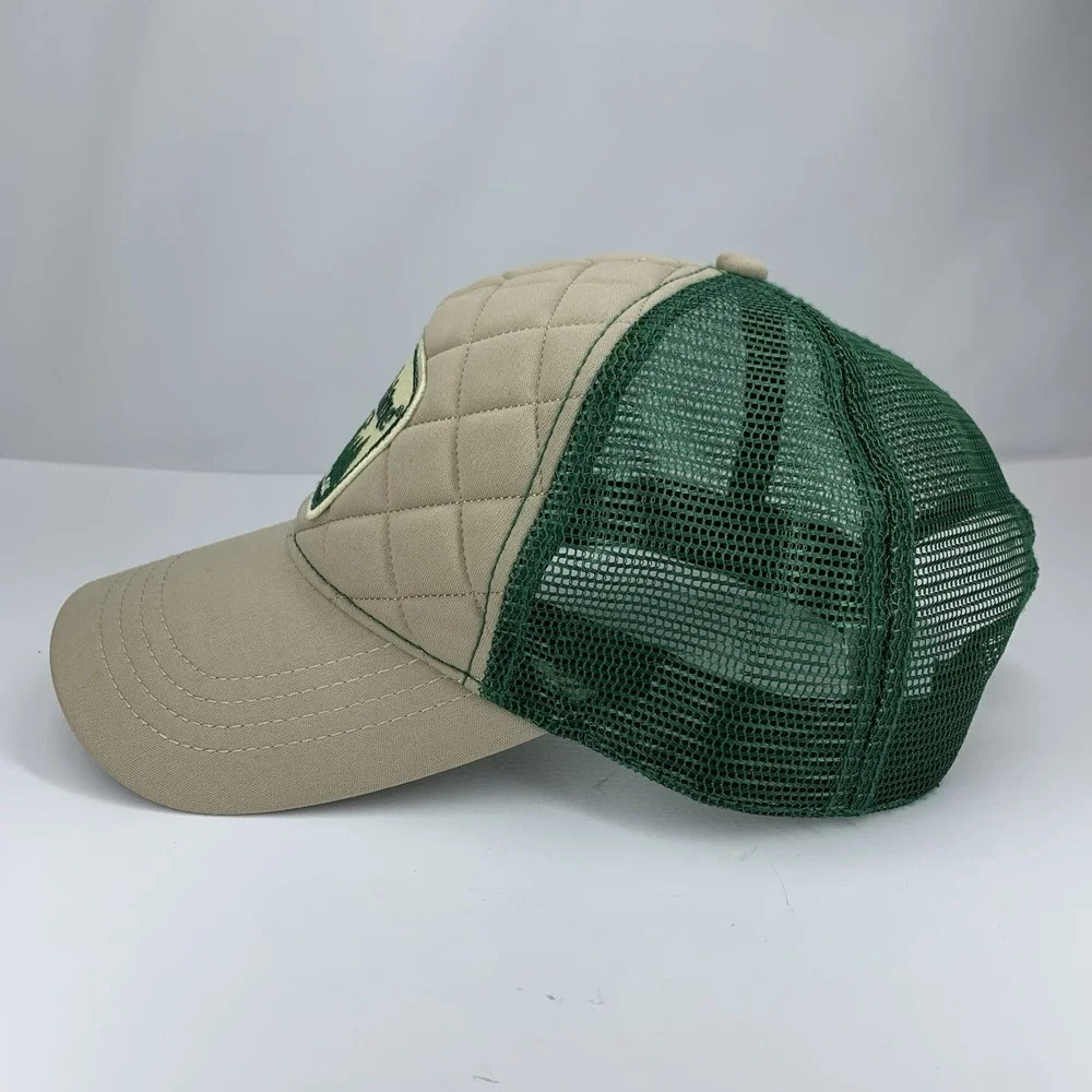 Hochatime Patch Hat Hochatown OK Quilted Green Mesh Adjustable Snap Baseball Cap